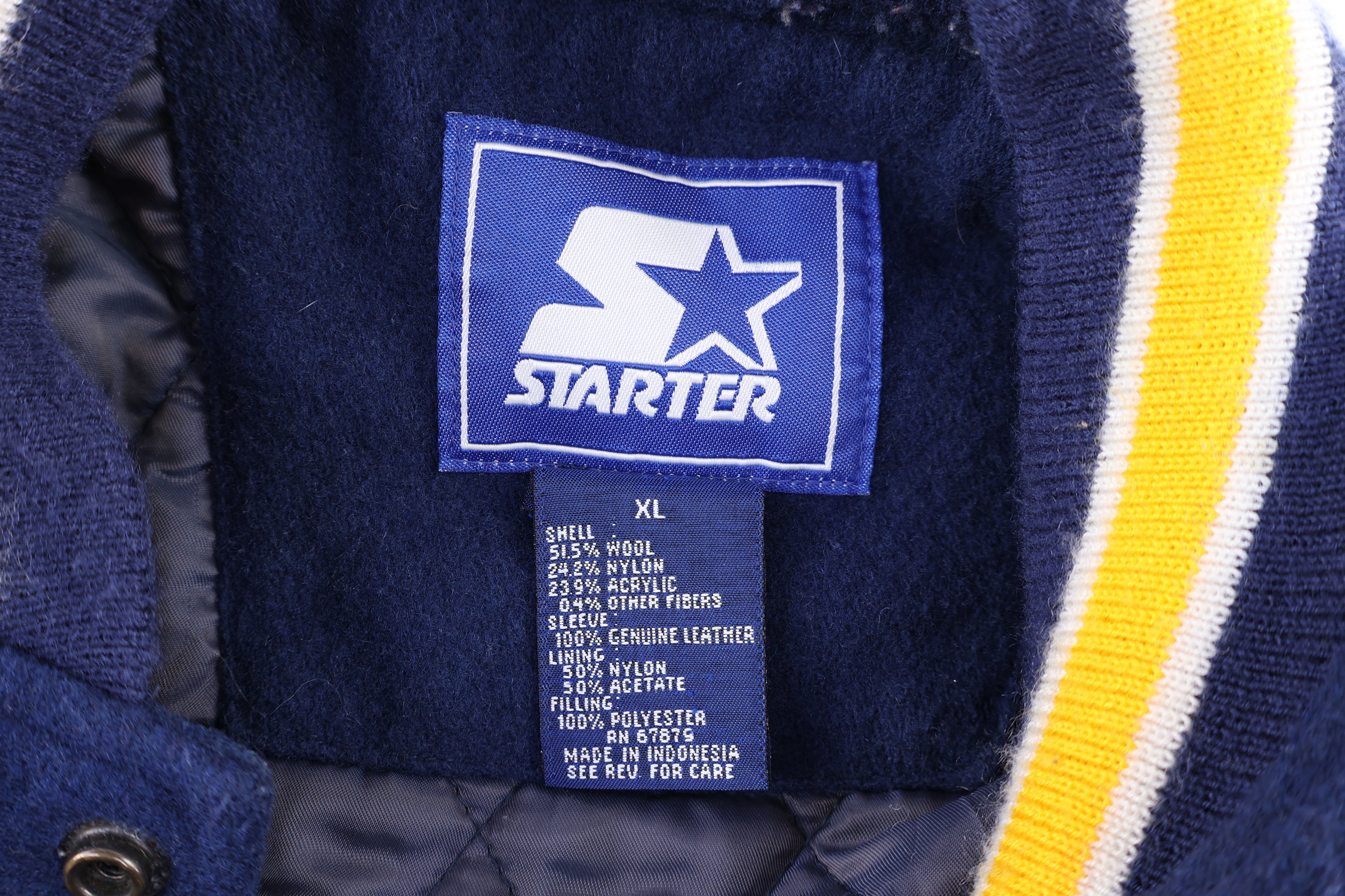 Vintage Starter University of Michigan Bomber Jacket