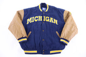 Vintage Starter University of Michigan Bomber Jacket