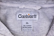 Carhartt Logo Patch Grey Pullover Hoodie