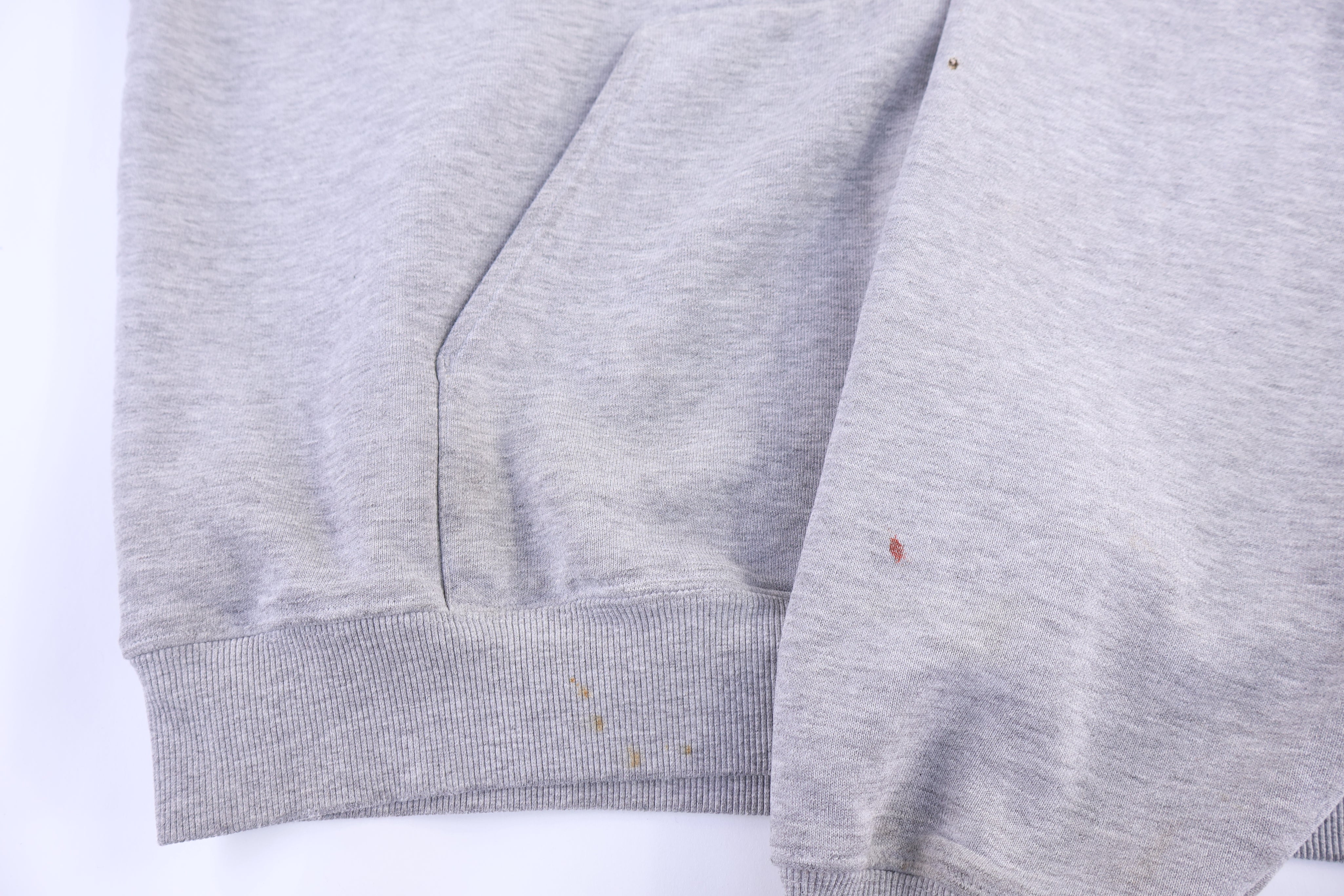 Carhartt Logo Patch Grey Pullover Hoodie
