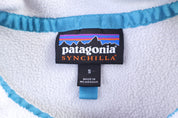 Patagonia Logo Patch Blue Synchila Snap-T Pullover