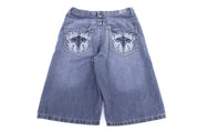 Y2K Brooklyn Xpress Embroidered Denim Shorts