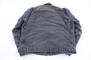 Carhartt Logo Patch Grey Blanket Lined Detroit Jacket