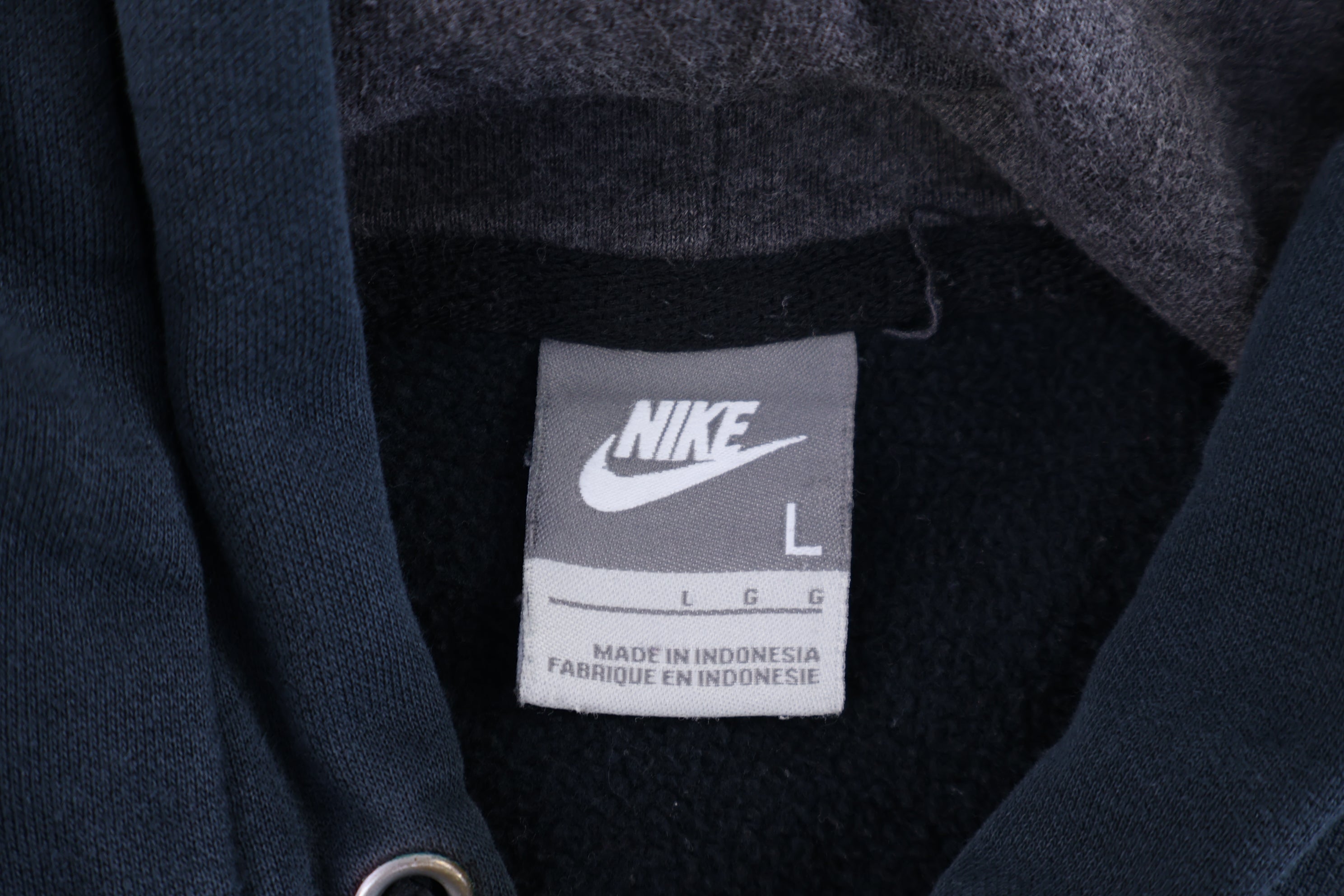 Nike Embroidered Logo Black Pullover Hoodie