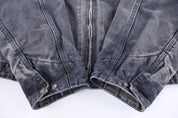 Carhartt Logo Patch Grey Blanket Lined Detroit Jacket