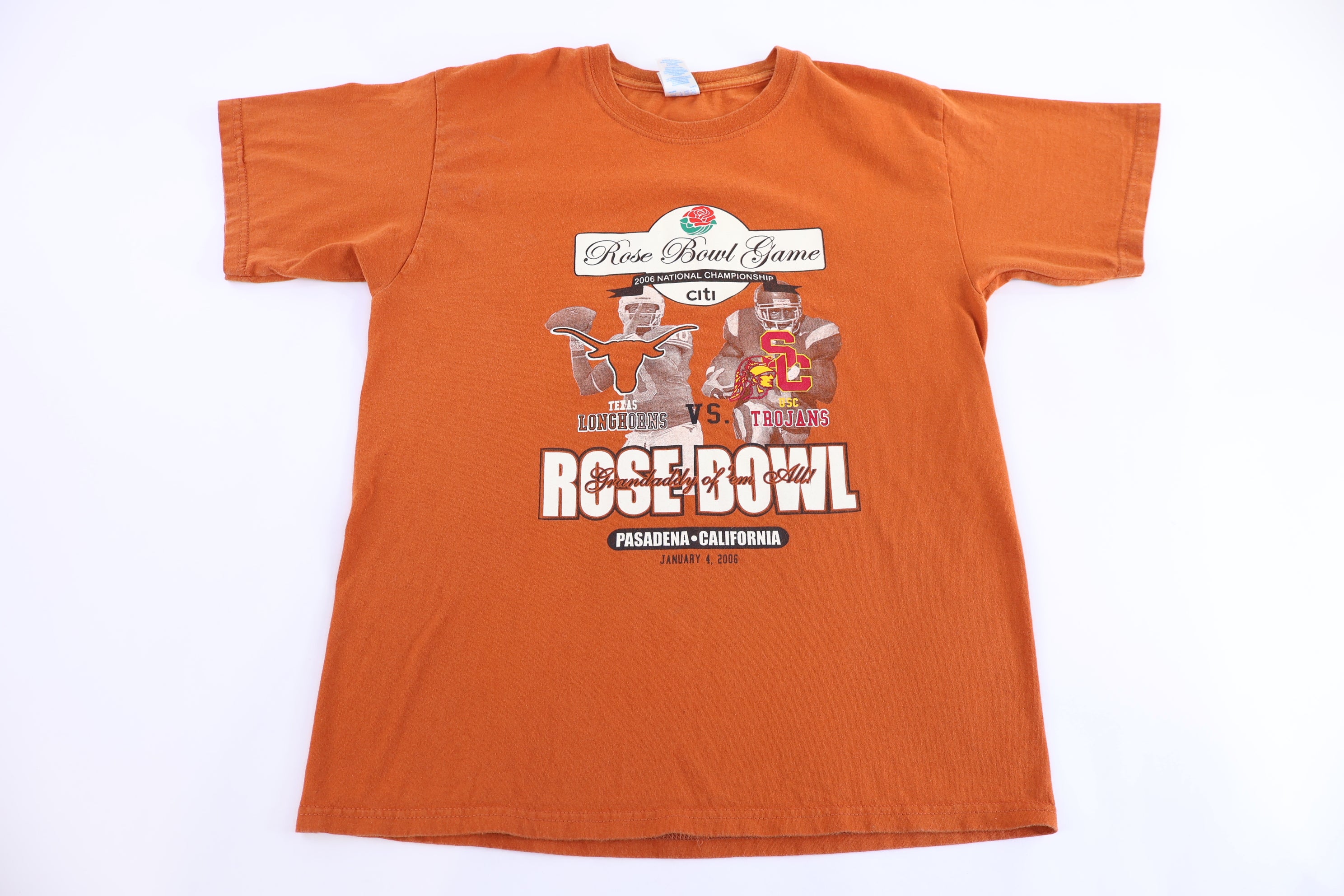 2006 Texas VS USC The Rose Bowl National Championship T-shirt