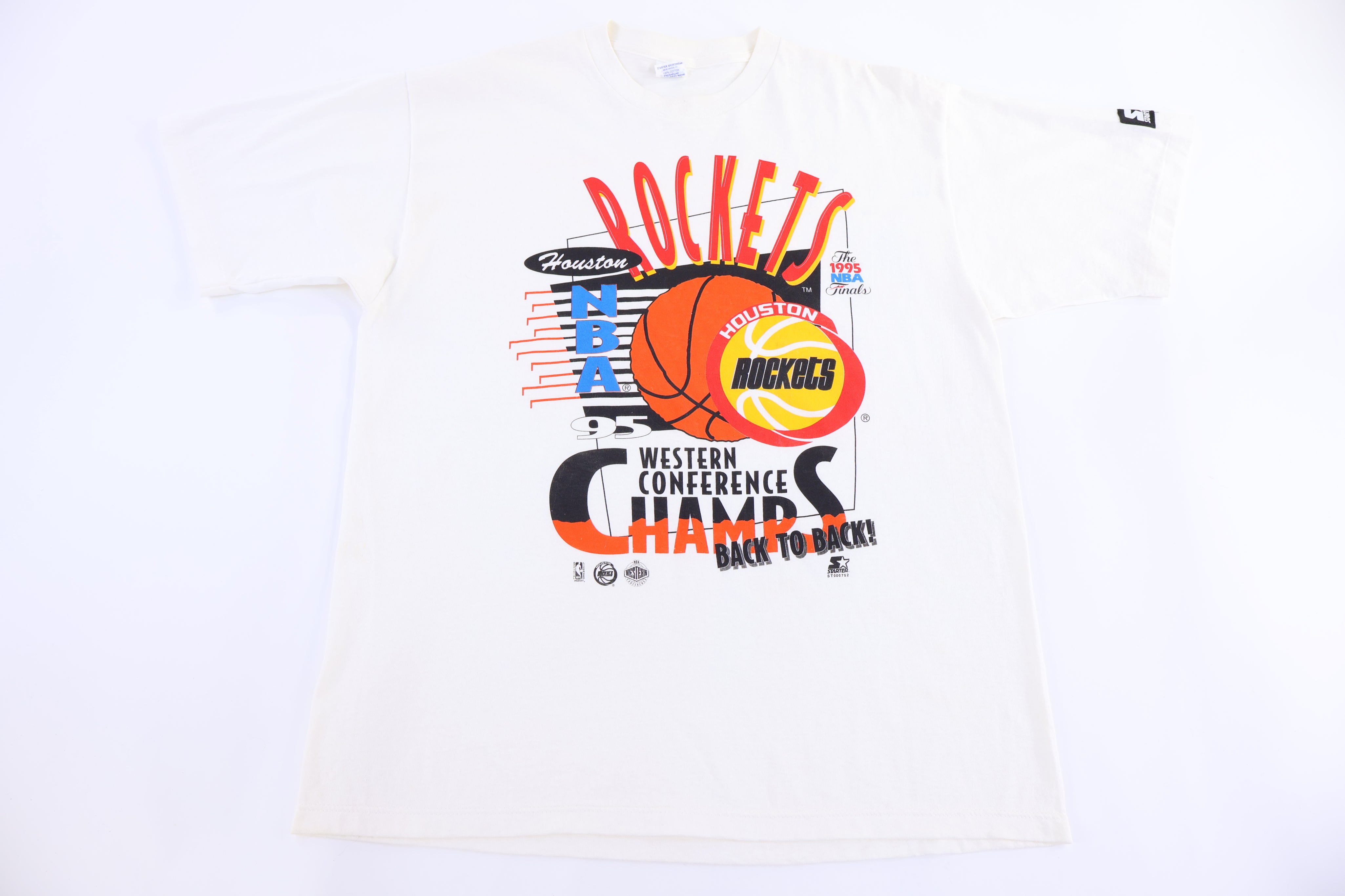 1995 Houston Rockets Basketball T-shirt