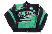 Boston Celtics Basketball Full Snap Jacket