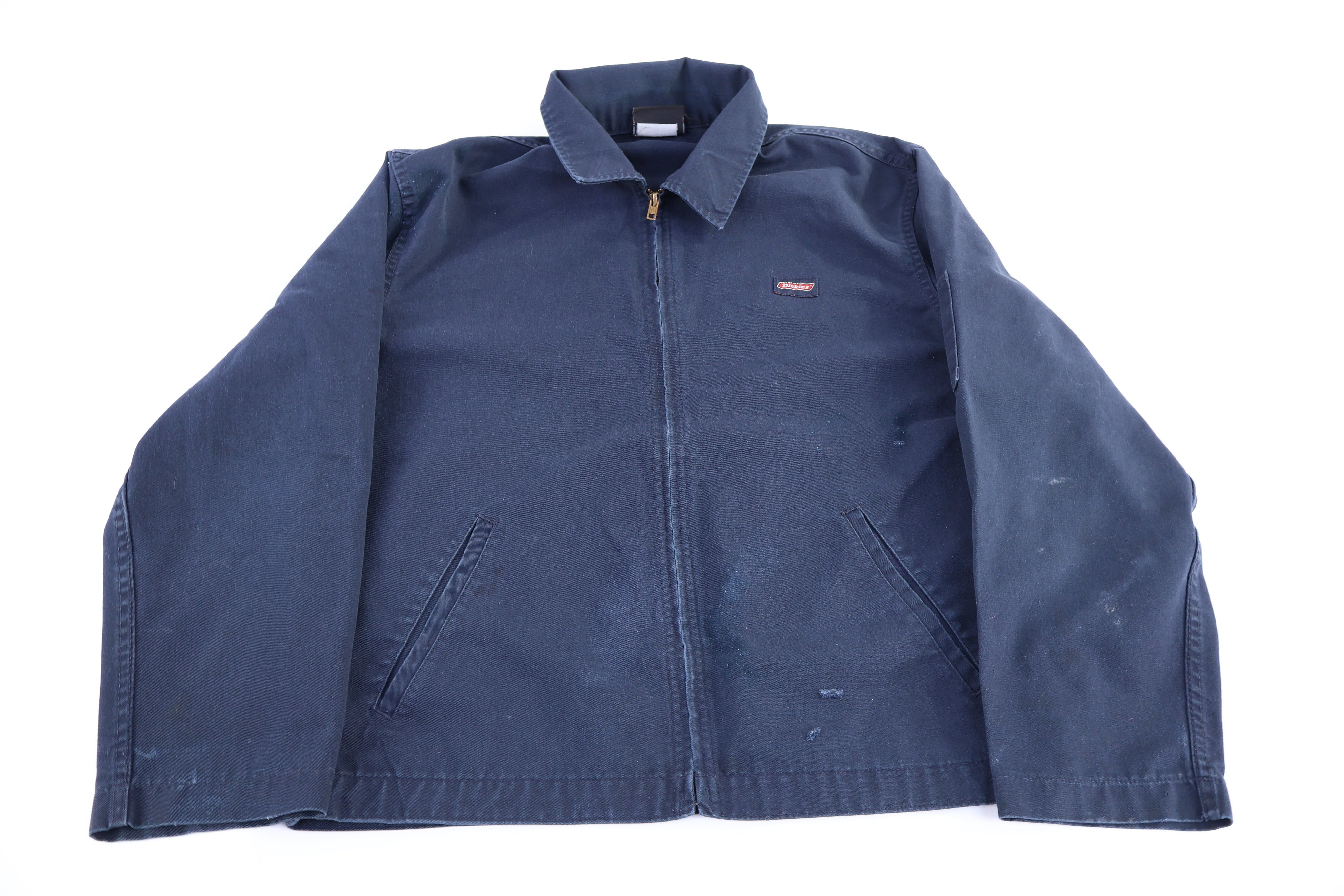 Dickies Logo Patch Blue Full Zip Jacket