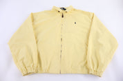 Polo by Ralph Lauren Embroidered Logo Yellow Full Zip Jacket