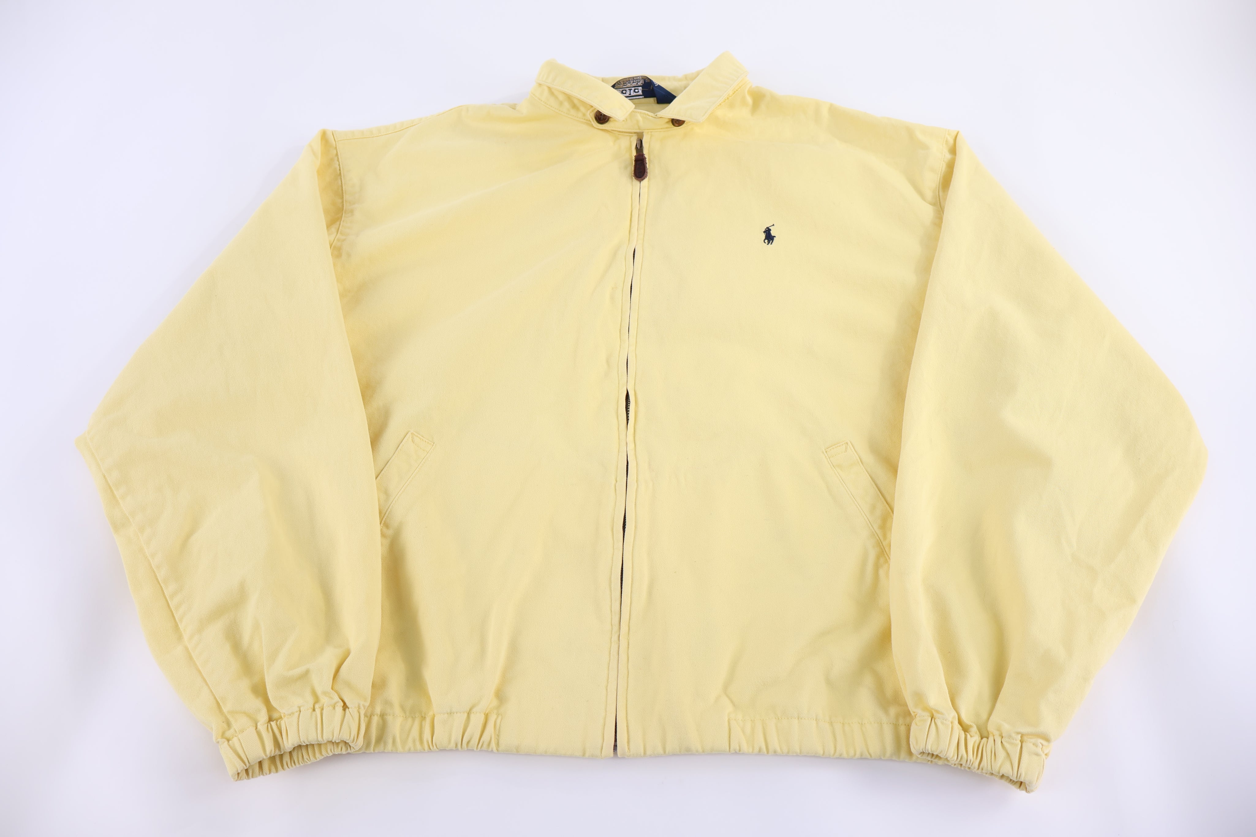 Polo by Ralph Lauren Embroidered Logo Yellow Full Zip Jacket