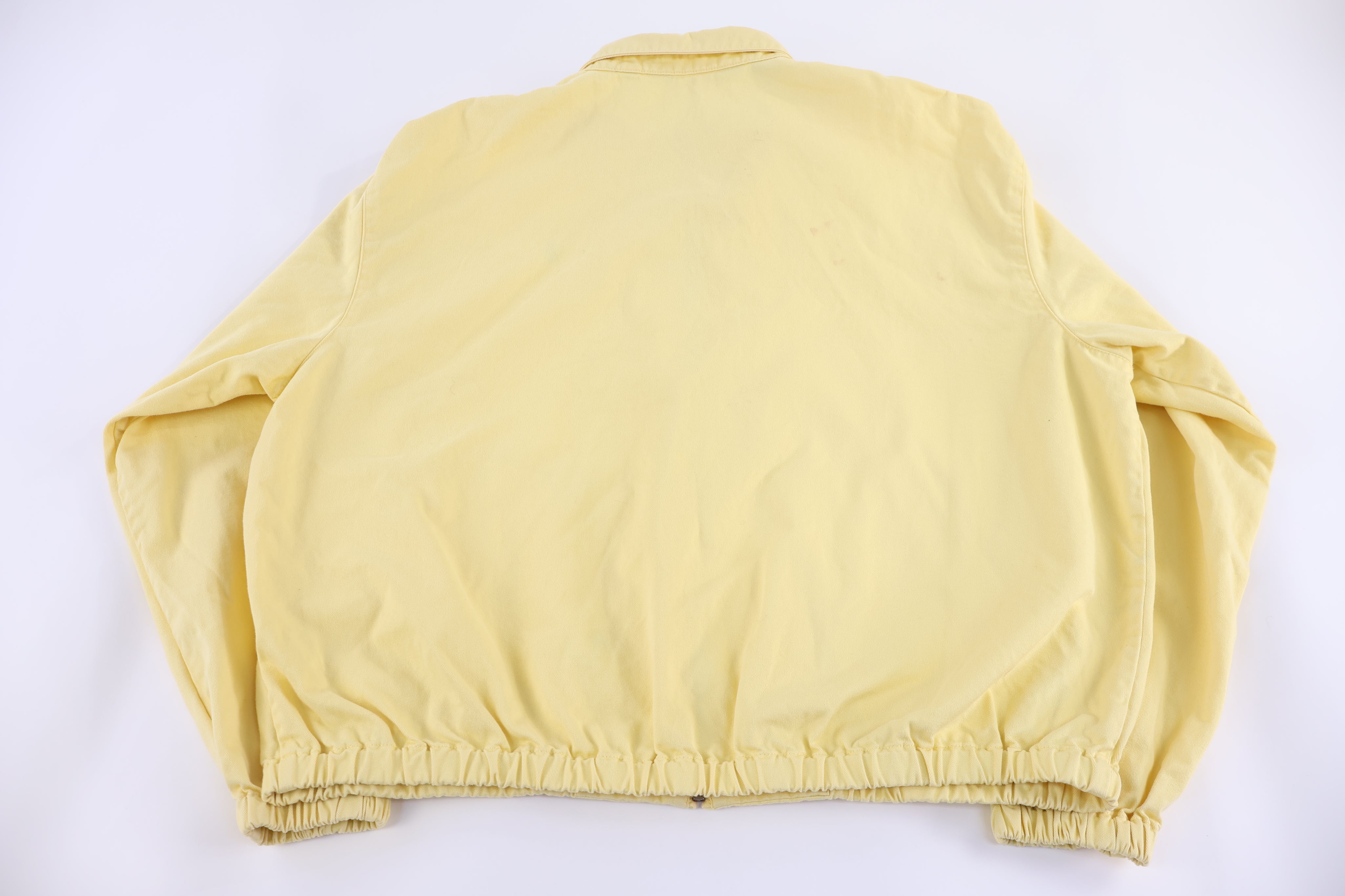 Polo by Ralph Lauren Embroidered Logo Yellow Full Zip Jacket