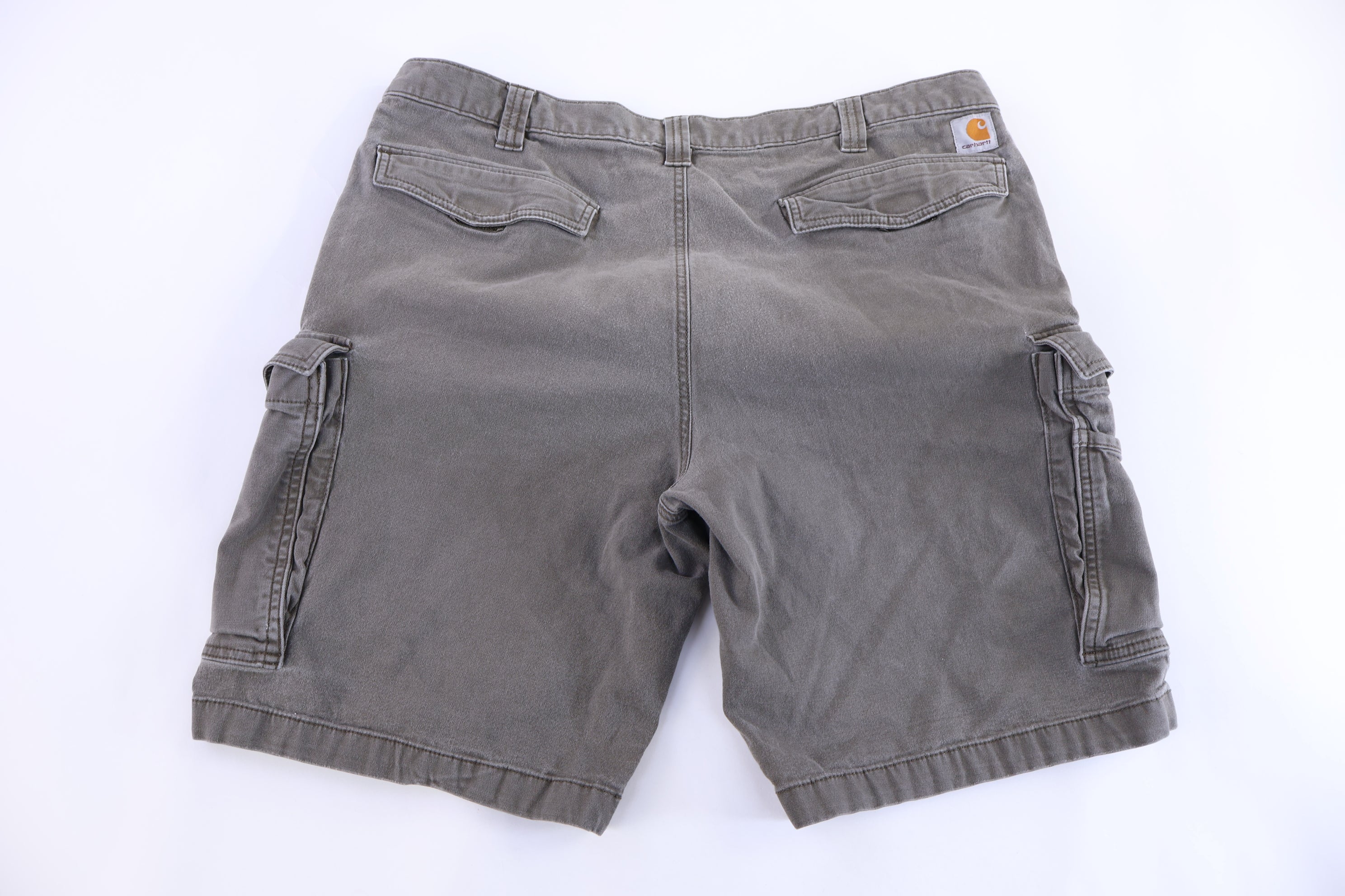 Carhartt Logo Patch Olive Relaxed Fit Shorts