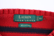 Ralph Lauren Embroidered Crest Multicolor Sweater