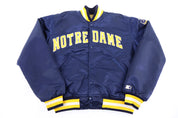 80's Starter University of Notre Dame Bomber Jacket