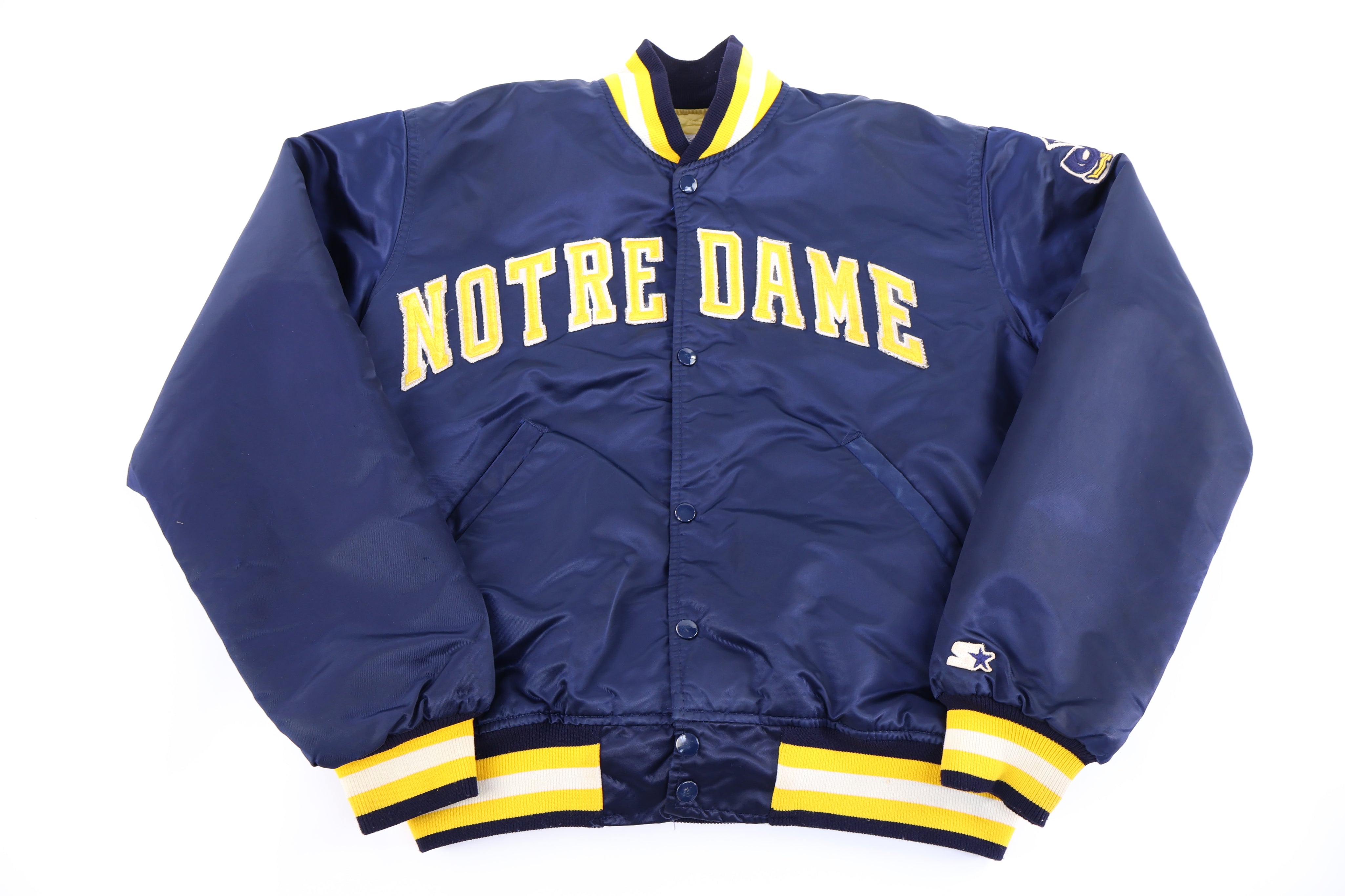 80's Starter University of Notre Dame Bomber Jacket