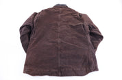 Carhartt Logo Patch Brown Sherpa Lined Jacket