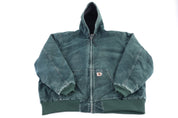 Carhartt Logo Patch Spruce Green Full Zip Jacket
