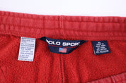 Polo Sport Ralph Lauren Embroidered Red & White Sweatpants