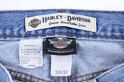 Harley Davidson Motorcycles Light Wash Denim Jeans