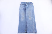 Harley Davidson Motorcycles Light Wash Denim Jeans