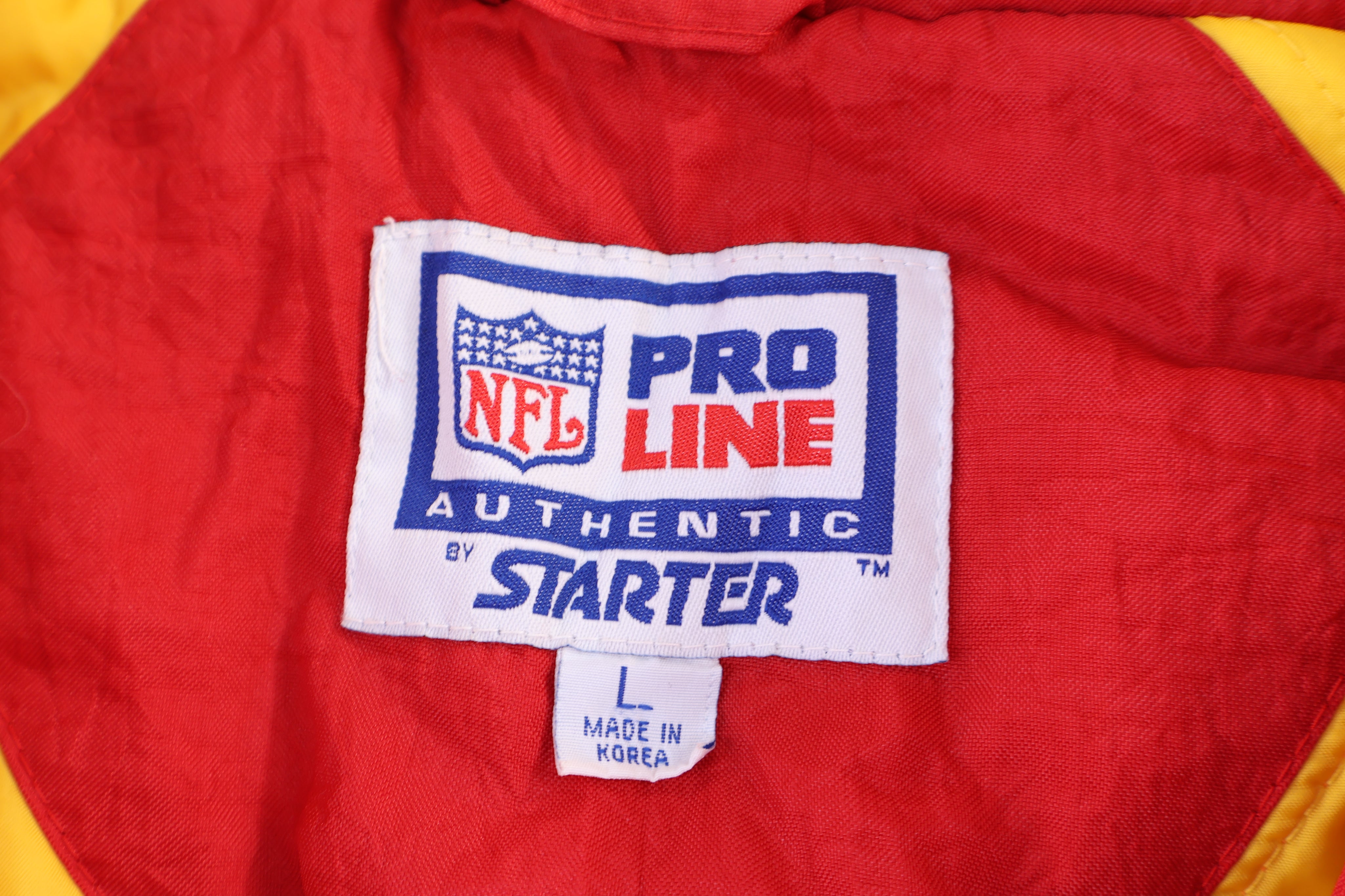 Youth Vintage Starter Kansas City Chiefs Football Puffer Jacket