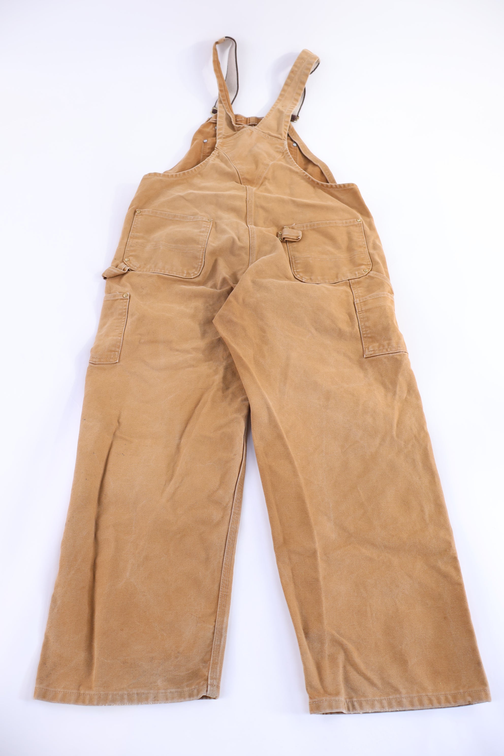 Carhartt Logo Patch Tan Overalls