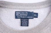 Polo by Ralph Lauren Embroidered Logo Grey Pullover