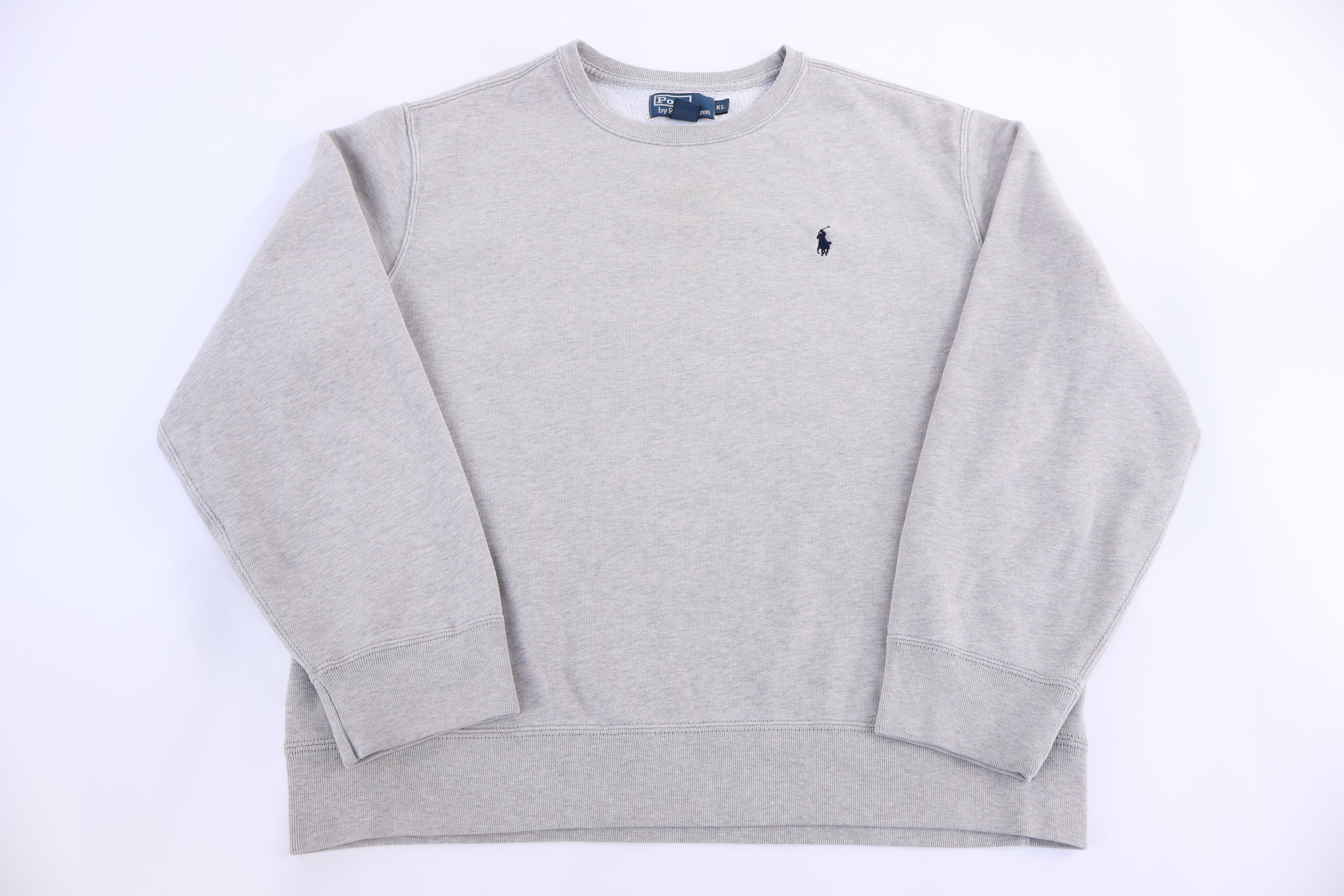 Polo by Ralph Lauren Embroidered Logo Grey Pullover