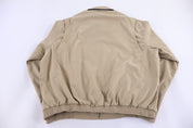 Polo by Ralph Lauren Embroidered Logo Tan Full Zip Jacket
