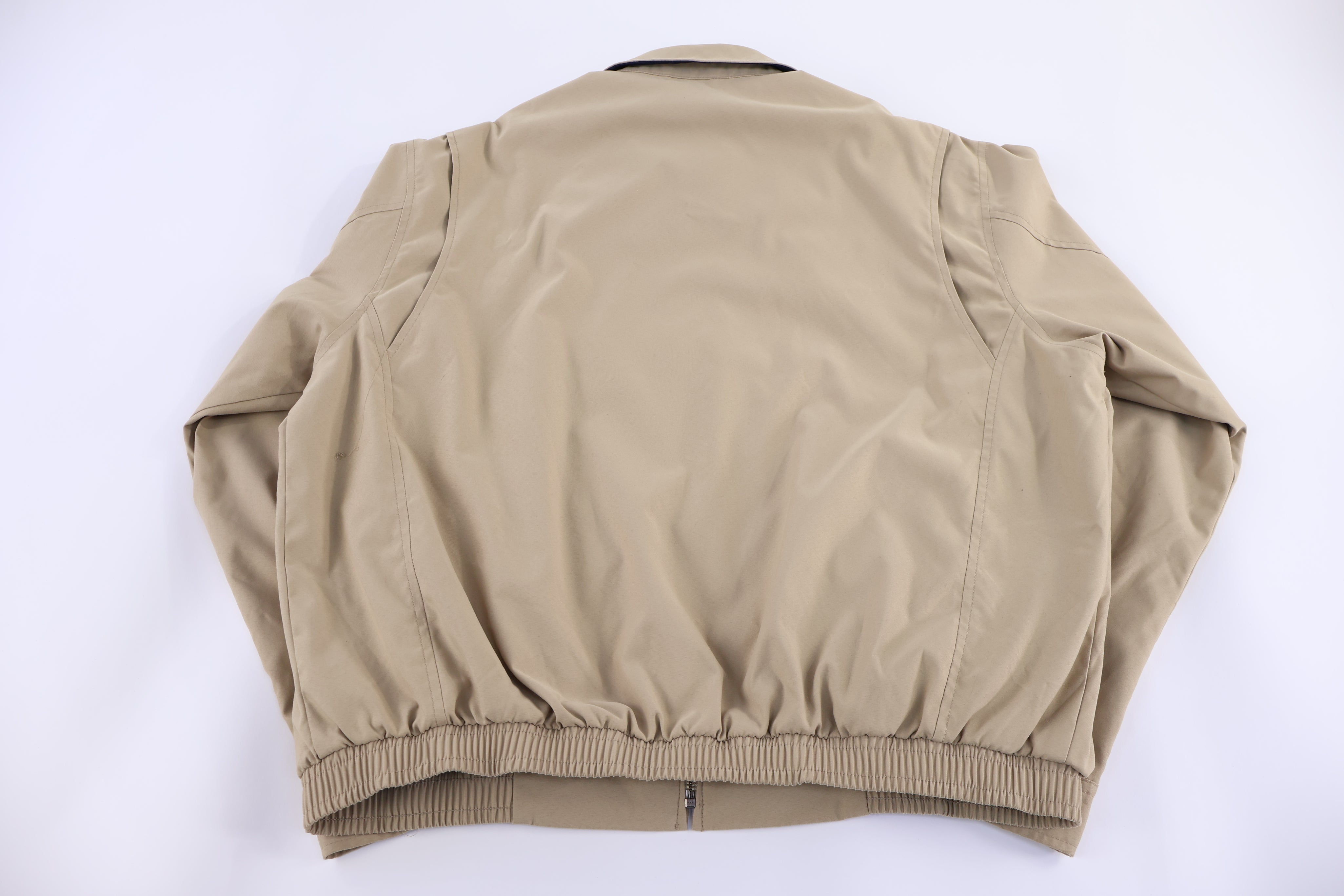 Polo by Ralph Lauren Embroidered Logo Tan Full Zip Jacket