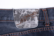 Ed Hardy Embroidered Dark Wash Denim Jeans