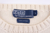 Polo by Ralph Lauren Embroidered Logo Knit Sweater