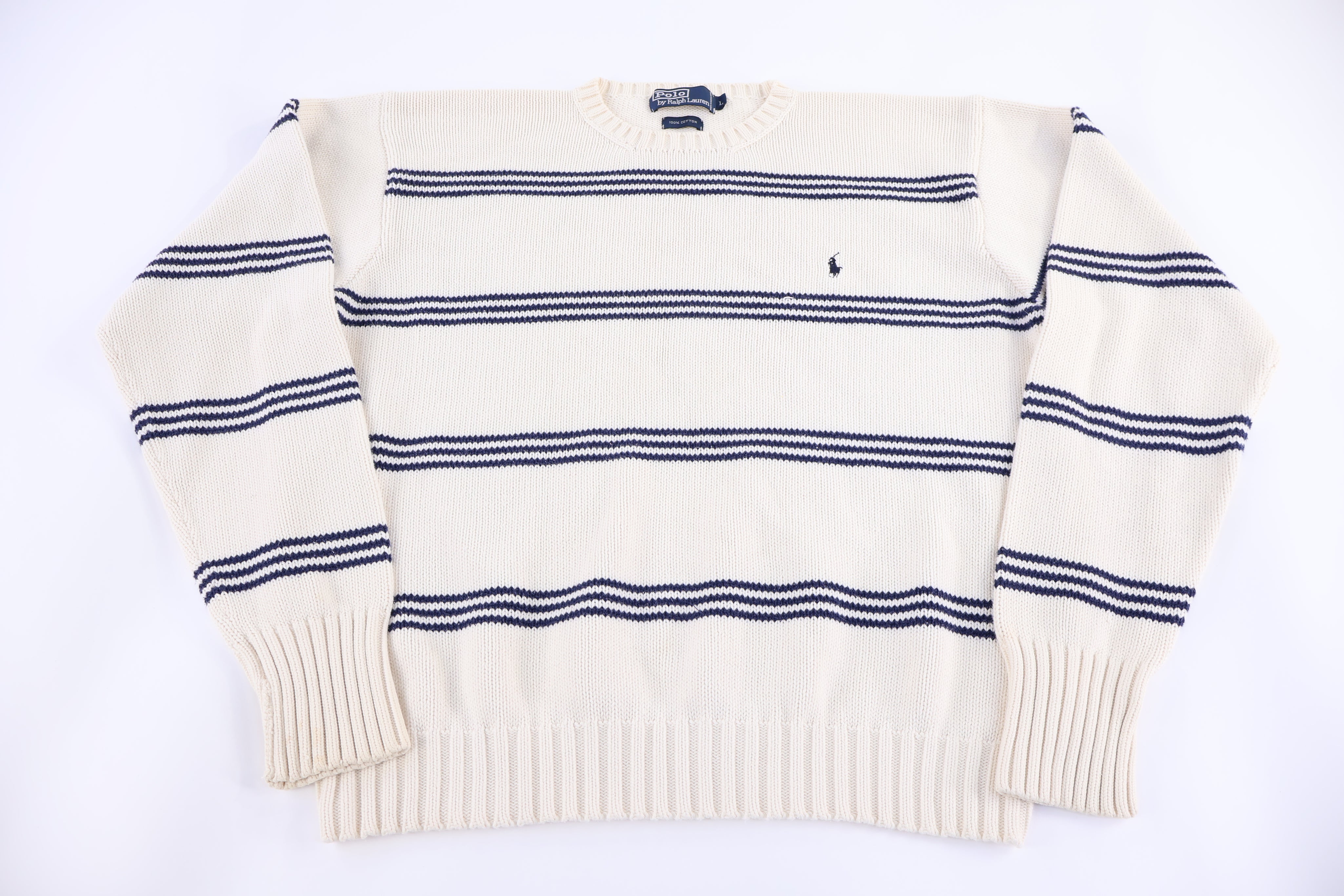 Polo by Ralph Lauren Embroidered Logo Knit Sweater