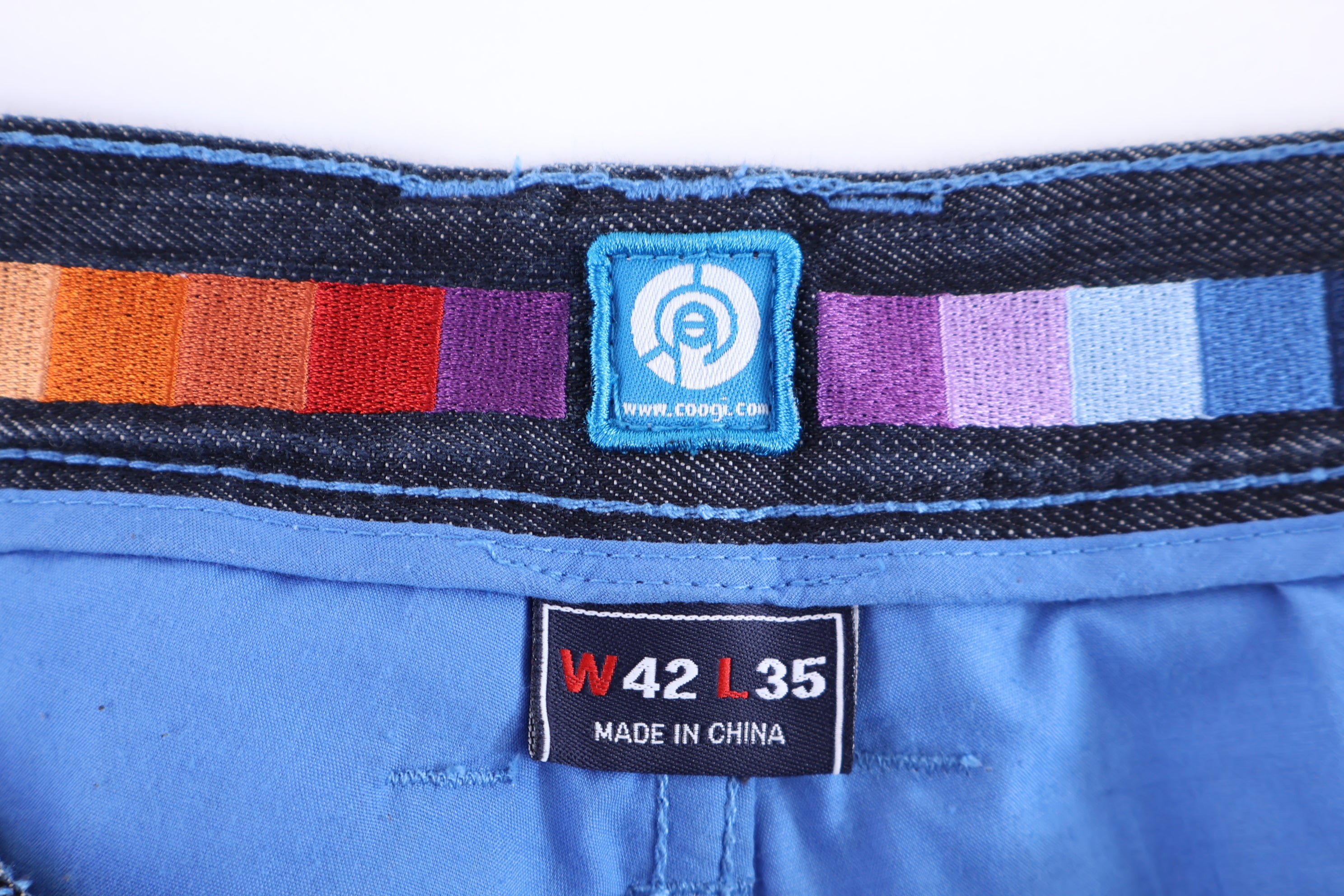 Vintage Coogi Embroidered Dark Wash Denim Jeans