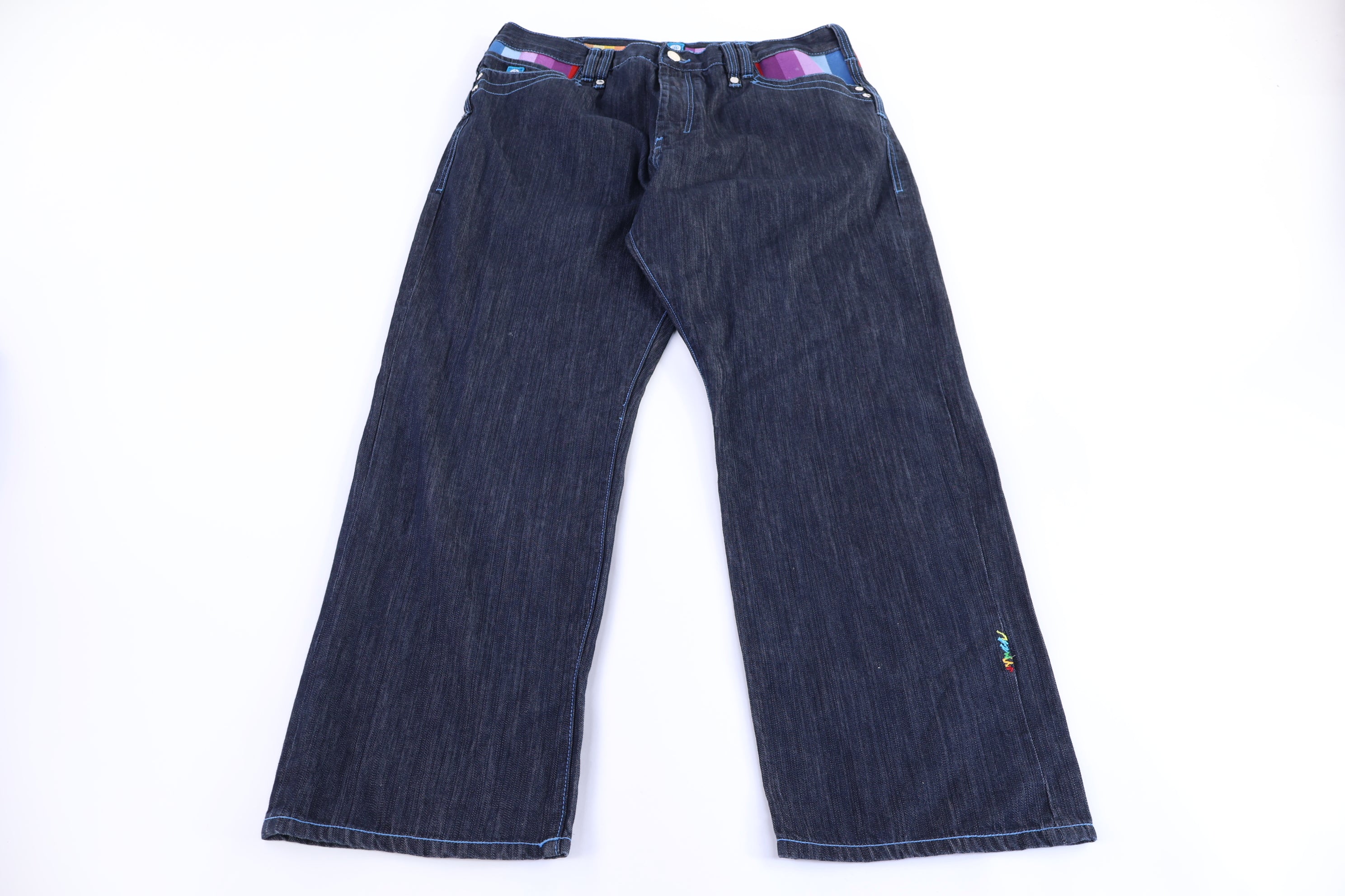 Vintage Coogi Embroidered Dark Wash Denim Jeans