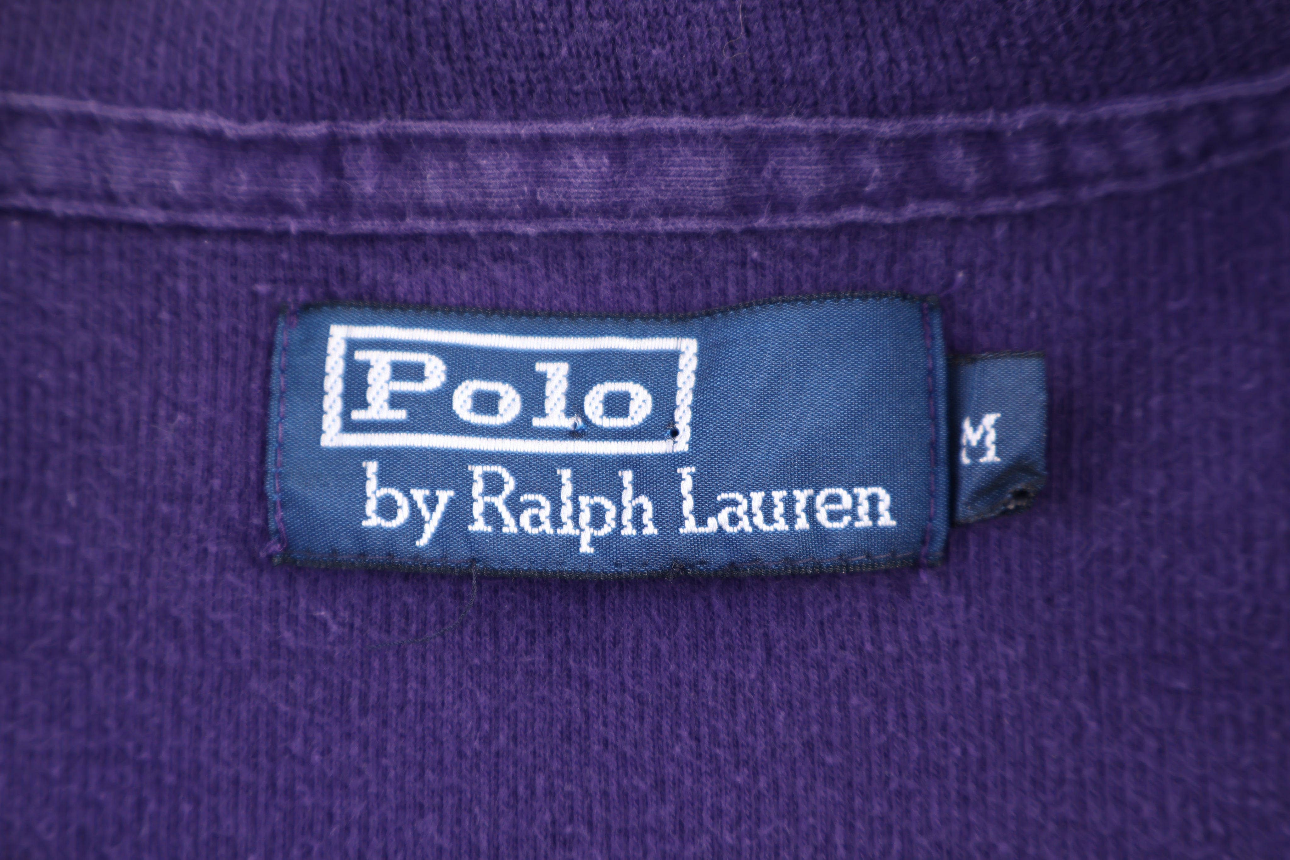 Polo by Ralph Lauren Purple Quarter Zip Sweater