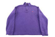 Polo by Ralph Lauren Purple Quarter Zip Sweater