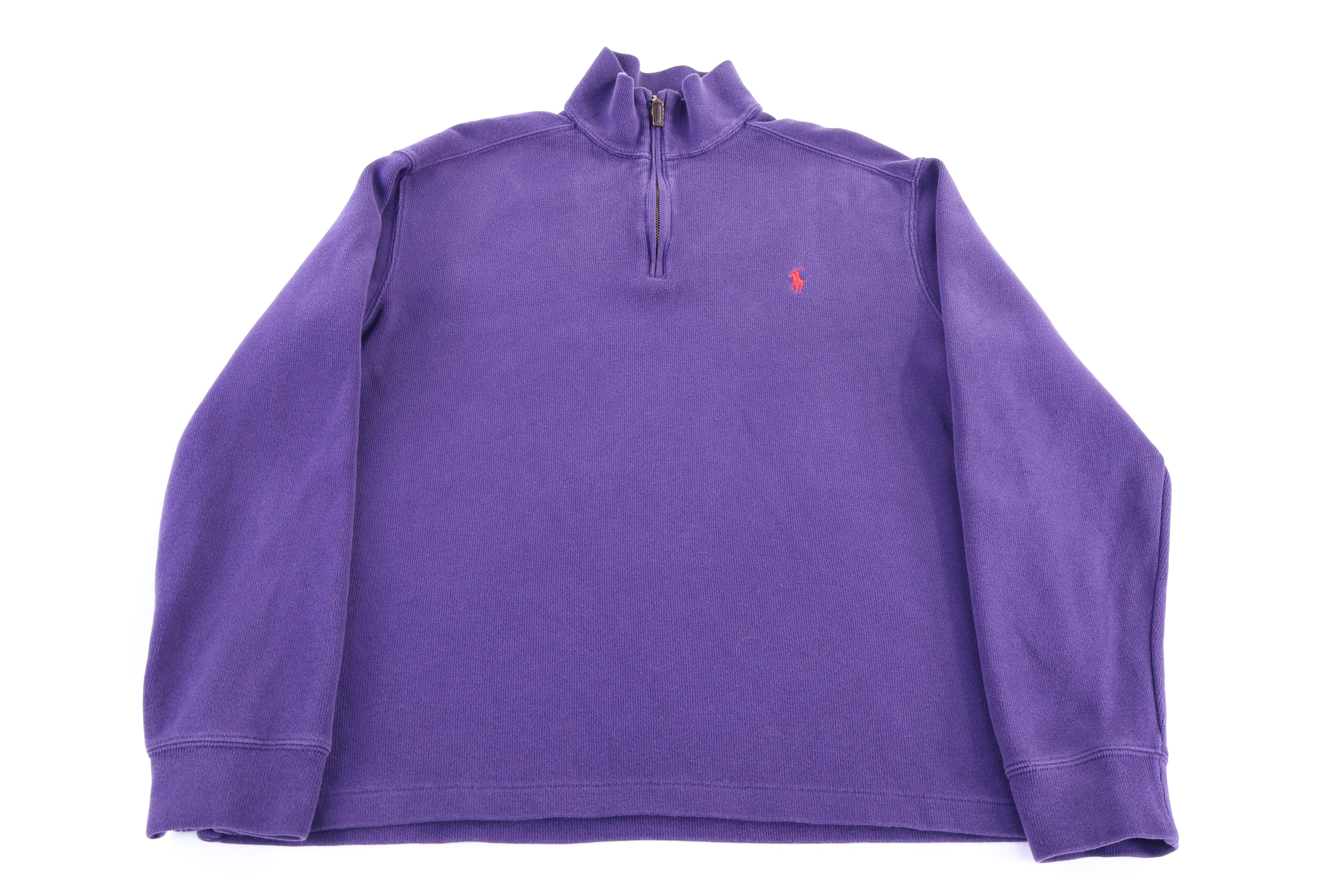 Polo by Ralph Lauren Purple Quarter Zip Sweater