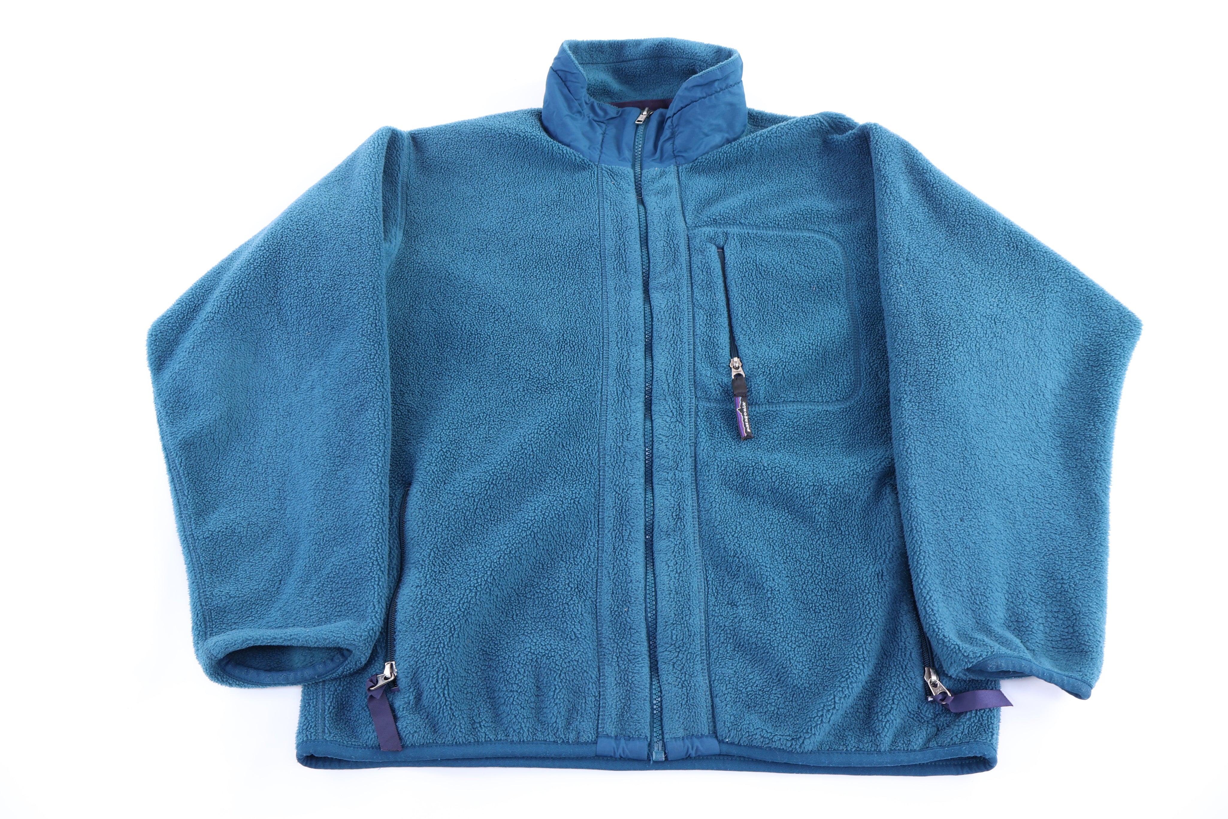 Patagonia Blue Full Zip Fleece Jacket