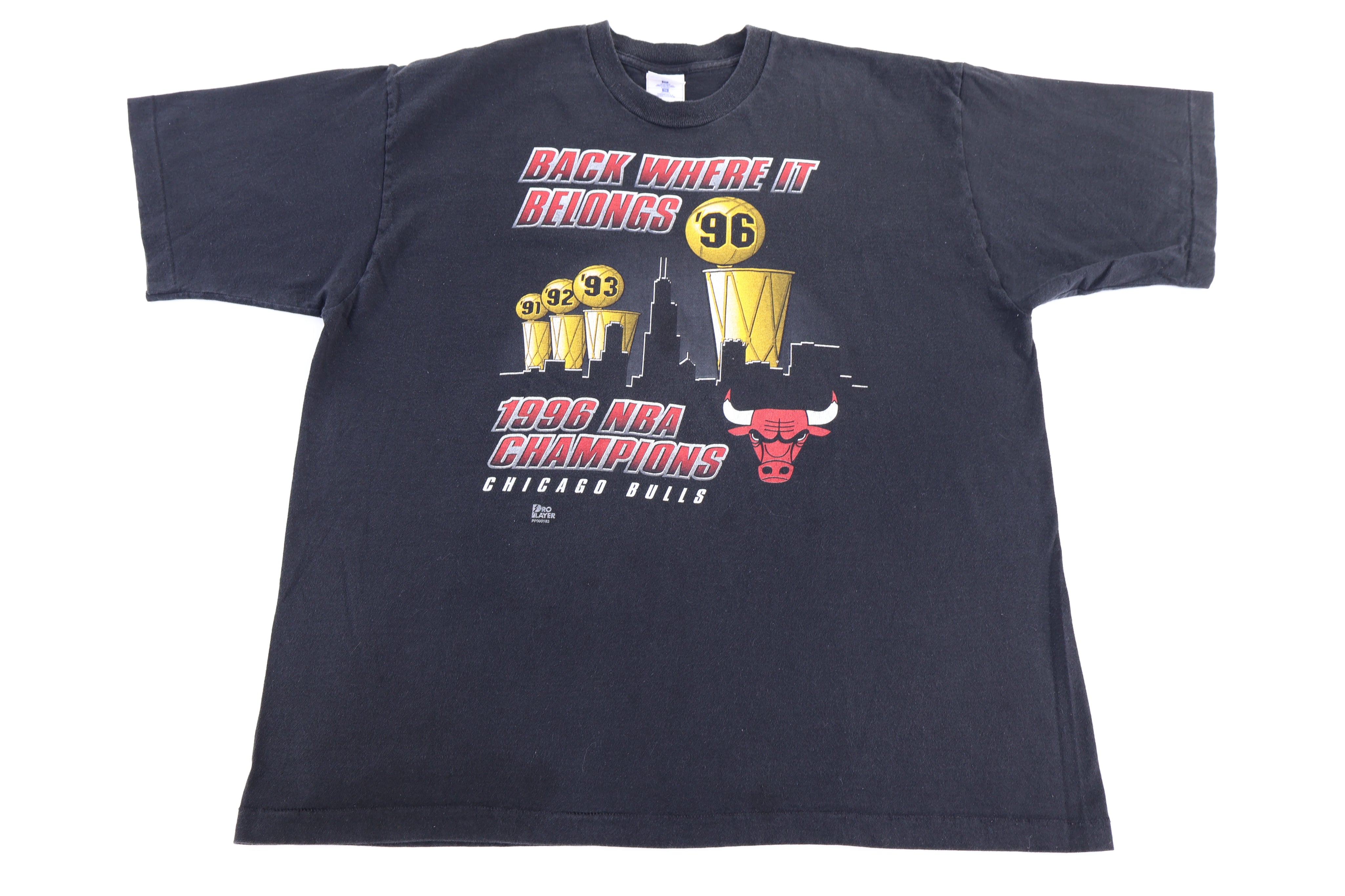 1996 Chicago Bulls Basketball NBA Champions T-shirt