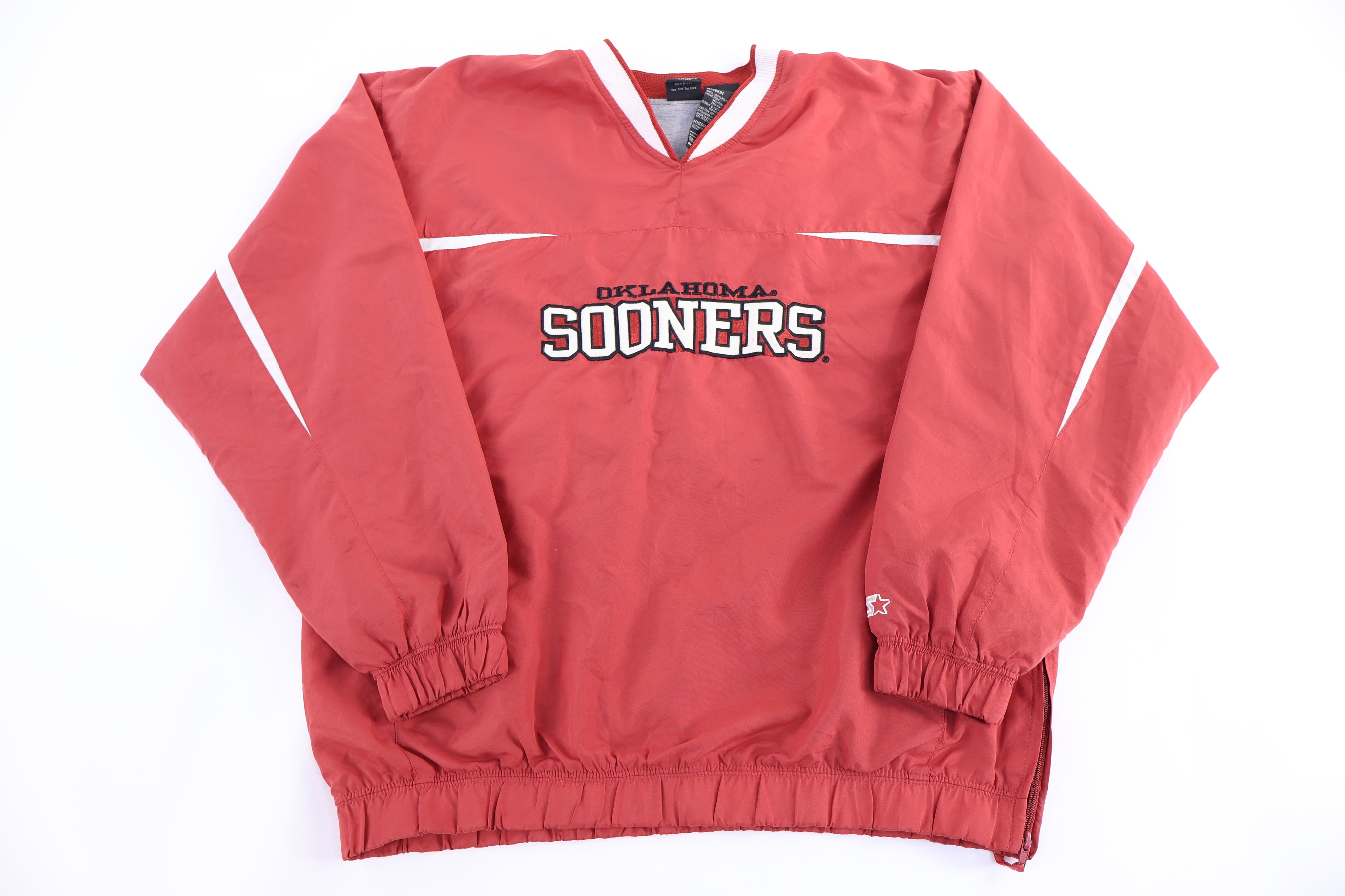Vintage Starter Oklahoma Sooners Pullover Windbreaker