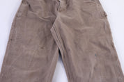 Carhartt Logo Patch Brown Pants
