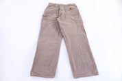 Carhartt Logo Patch Brown Pants