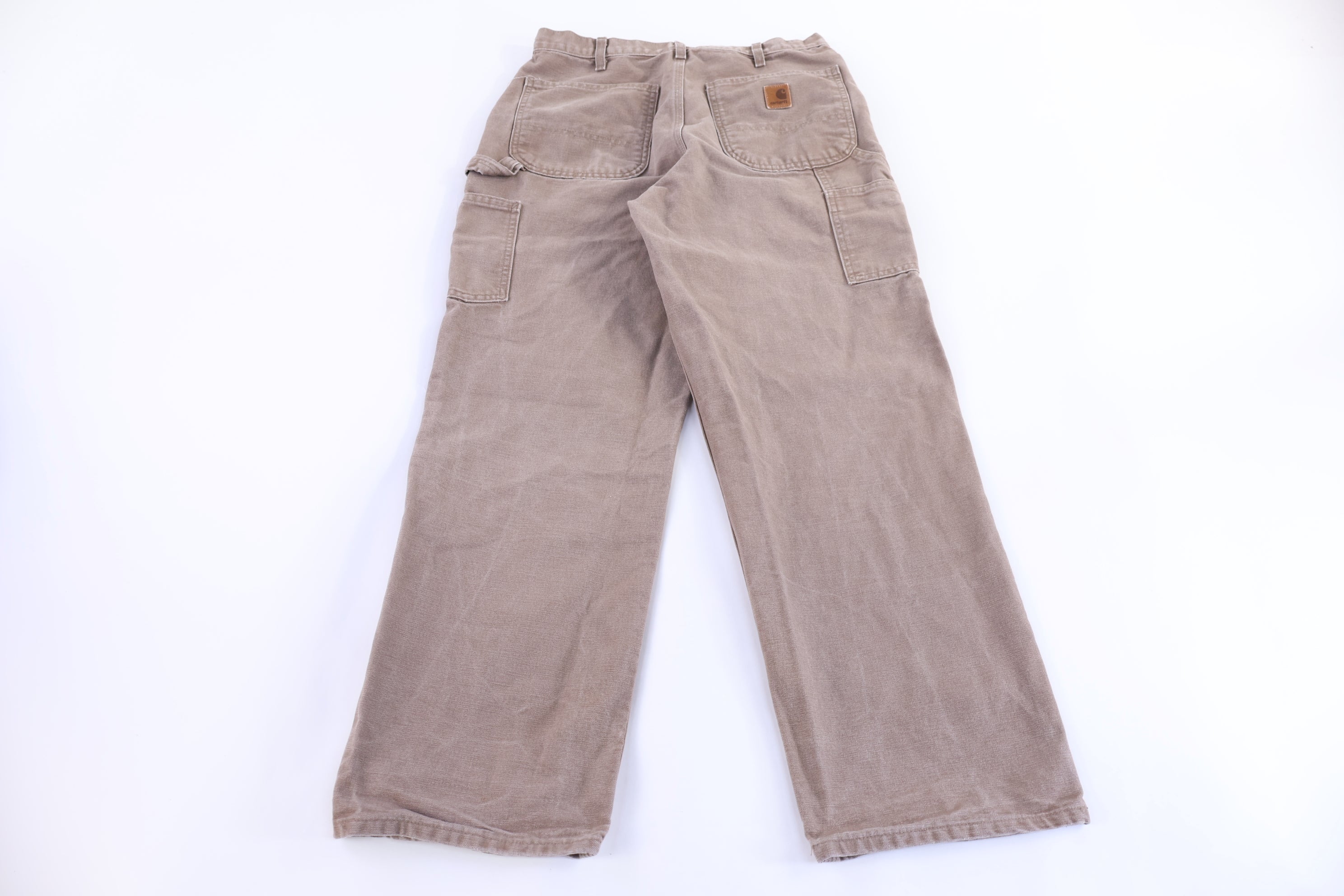 Carhartt Logo Patch Brown Pants