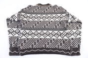 80's Sweater Graphix Multipattern Knit Sweater