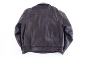 Vintage Baracuta Full Zip Brown Leather Jacket