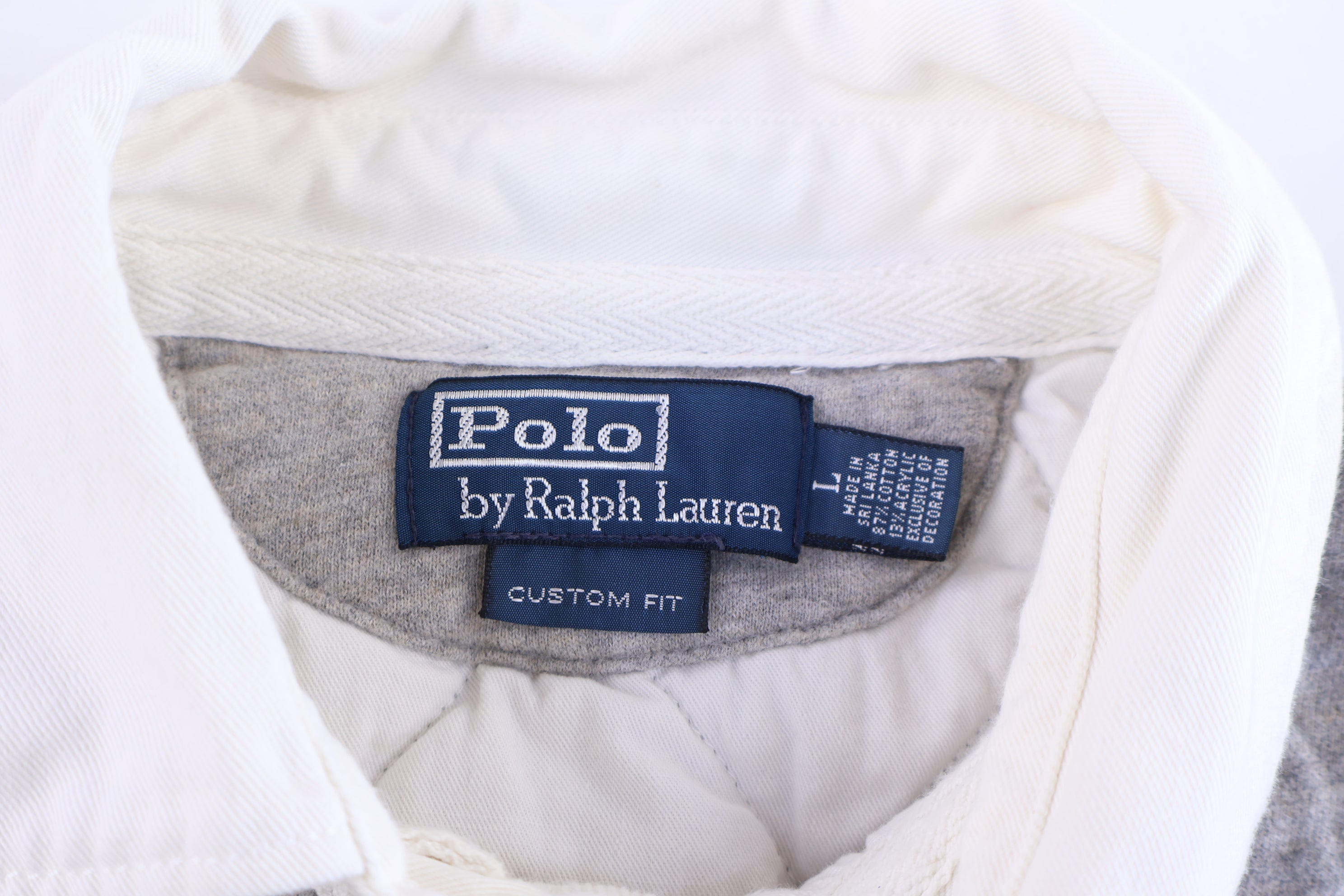 Polo by Ralph Lauren Embroidered Logo Grey LS Button Up