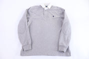 Polo by Ralph Lauren Embroidered Logo Grey LS Button Up