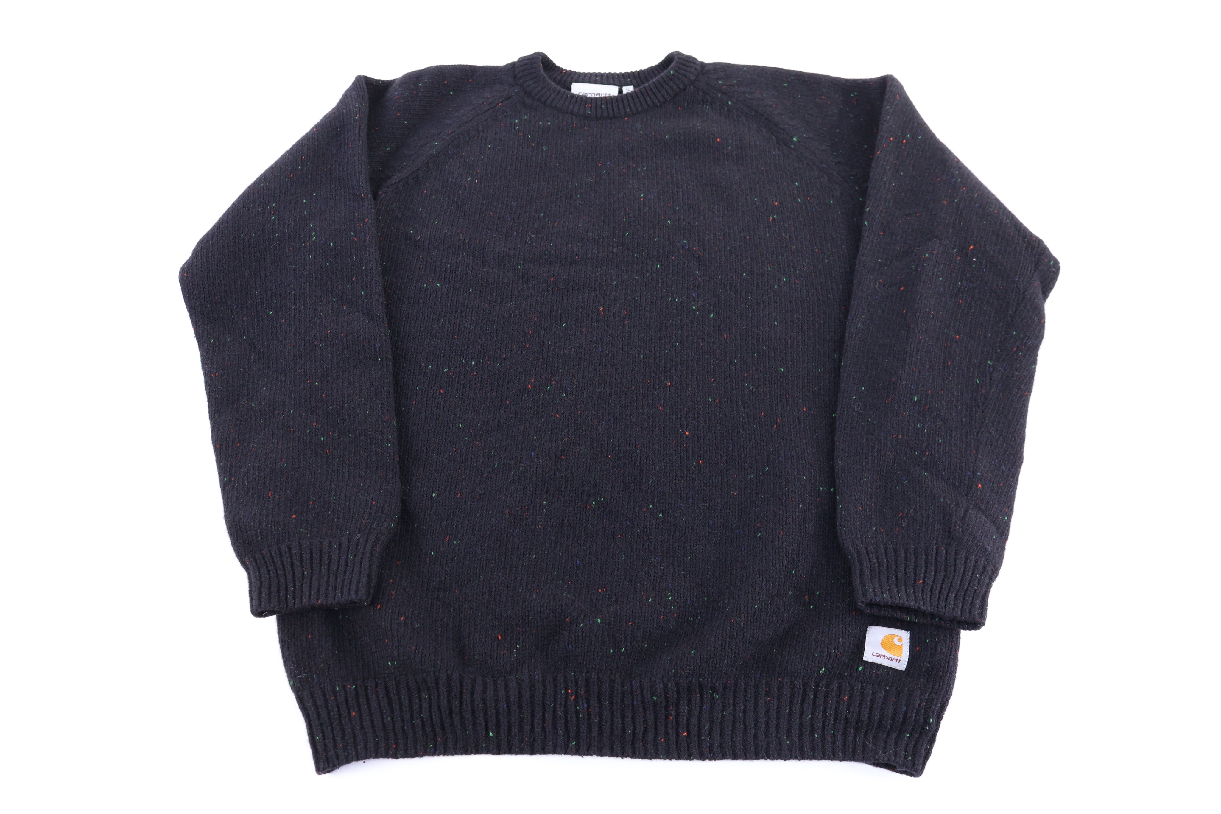 Carhartt Logo Patch Multicolor Knit Sweater